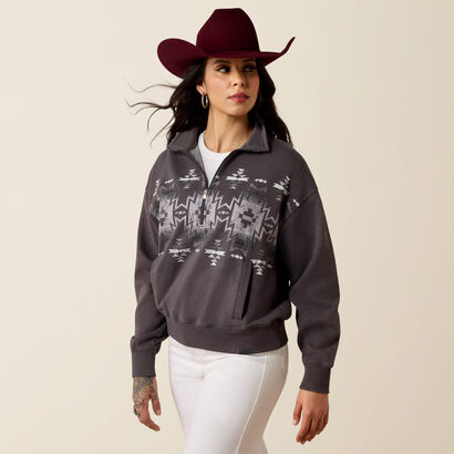 Fern 1/2 Zip Sweatshirt Front