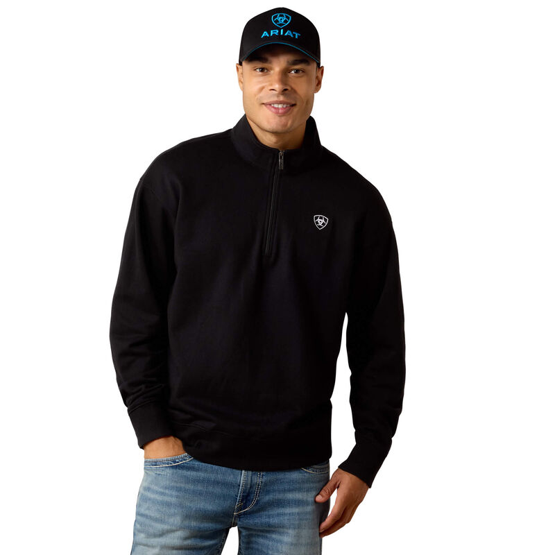 Holiday 1/4 Zip Sweatshirt Front