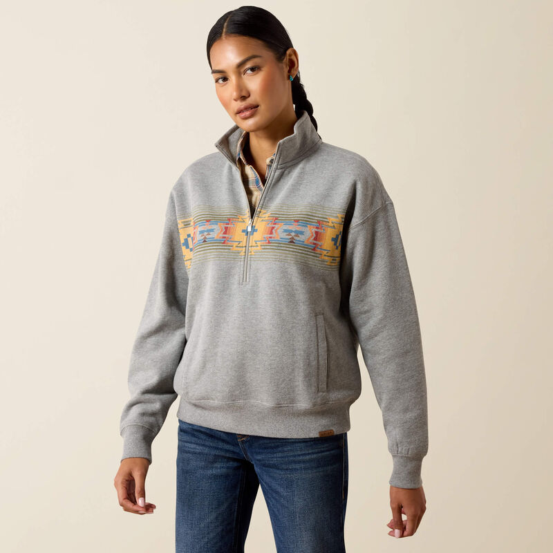 Selena 1/2 Zip Sweatshirt Front
