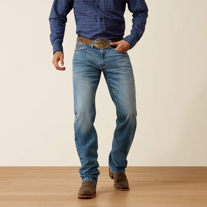 M2 Traditional Relaxed Beckett Boot Cut Jeans Front