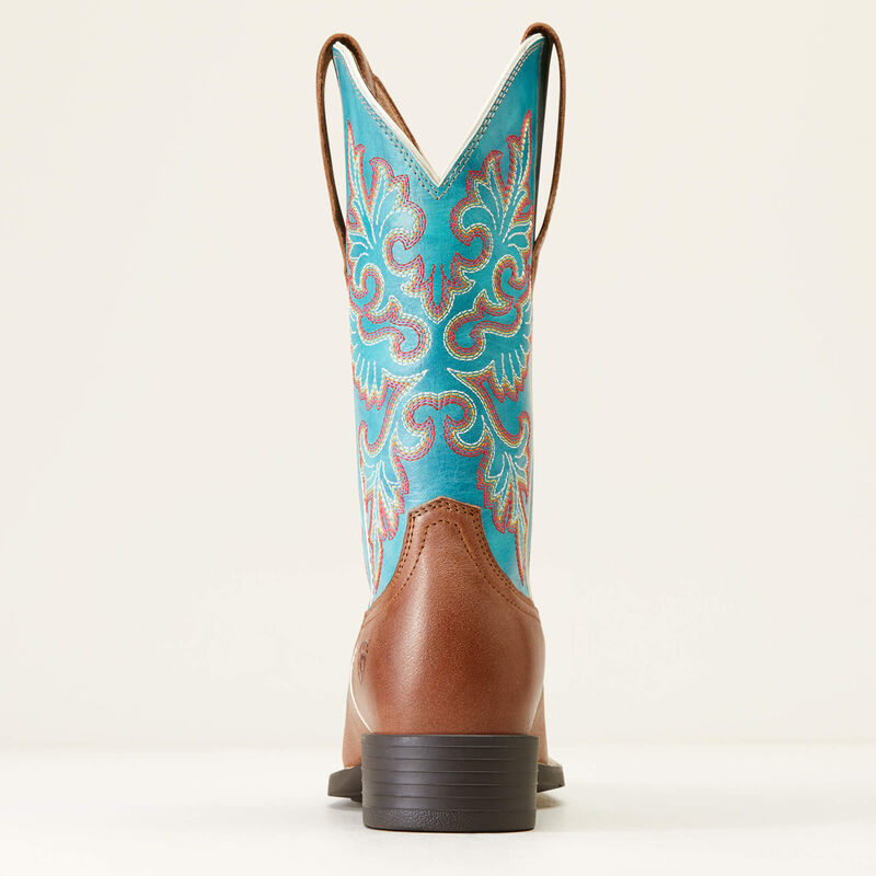 Round Up Wide Square Toe StretchFit Western Boot