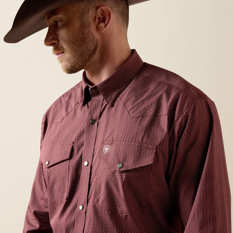 Wrinkle Free Dion Classic Fit Snap Shirt 01