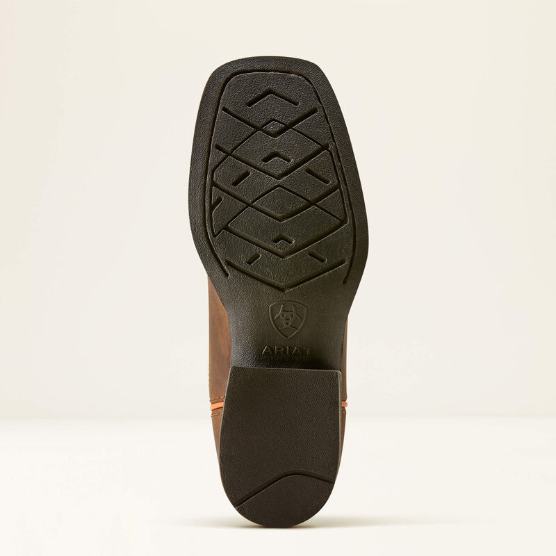 Trail Cam Wide Square Toe Western Boot Sole