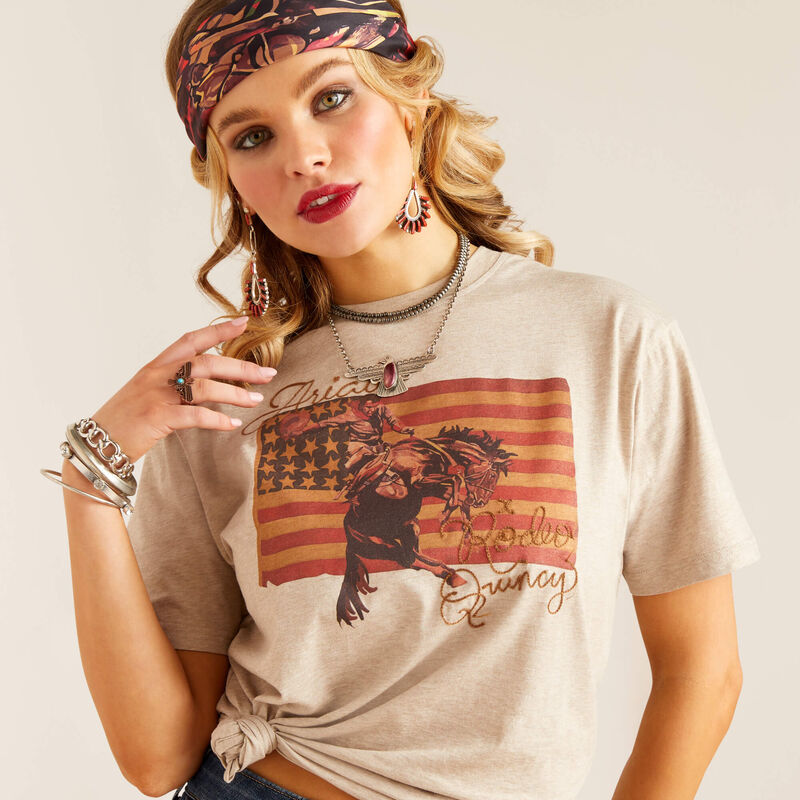 Flag Rodeo Quincy T-Shirt