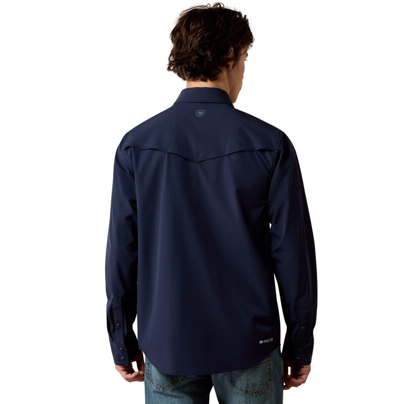 FrontierTough VentTEK Western Fitted Snap Shirt Back