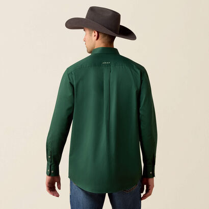 Team Logo Twill Classic Fit Shirt Back
