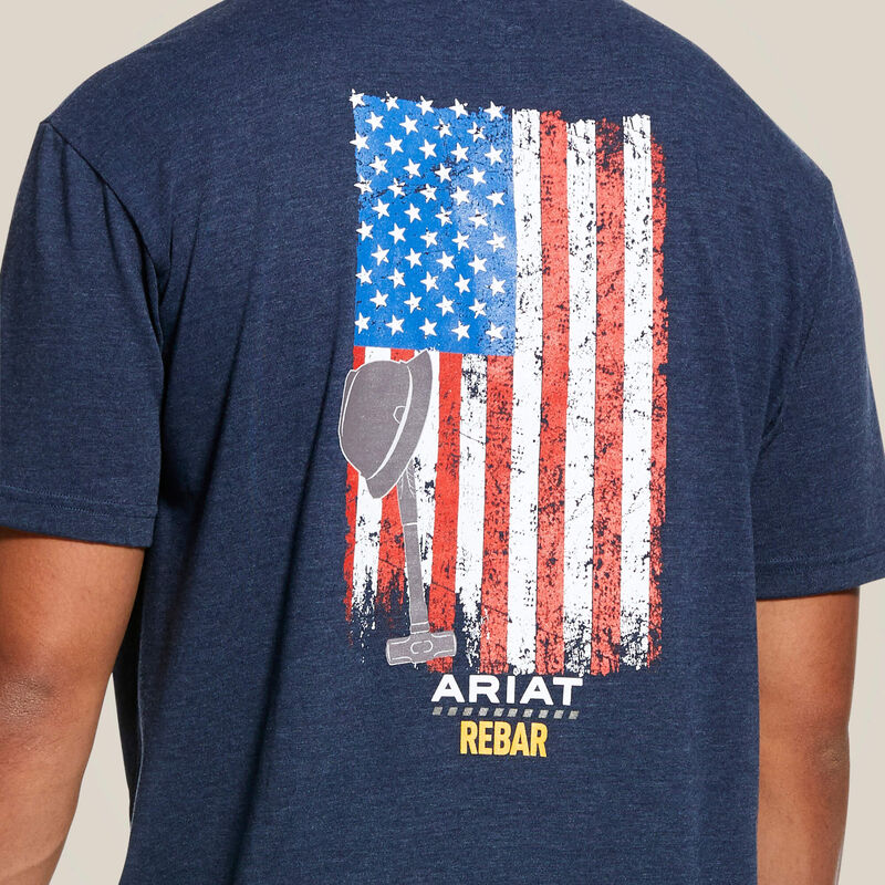 Rebar Cotton Strong American Grit Graphic T-Shirt
