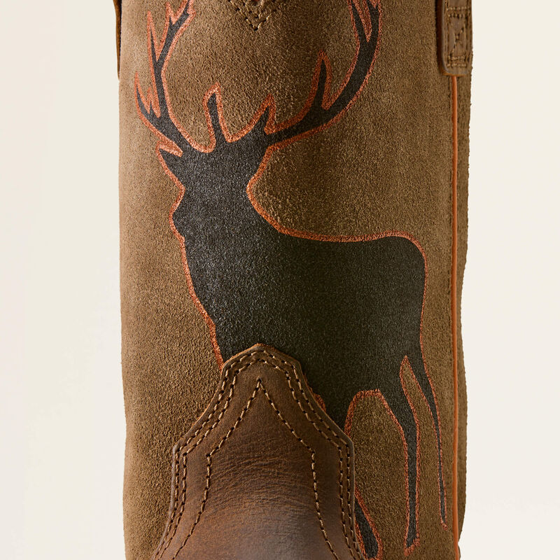 Trail Cam Wide Square Toe Western Boot 01
