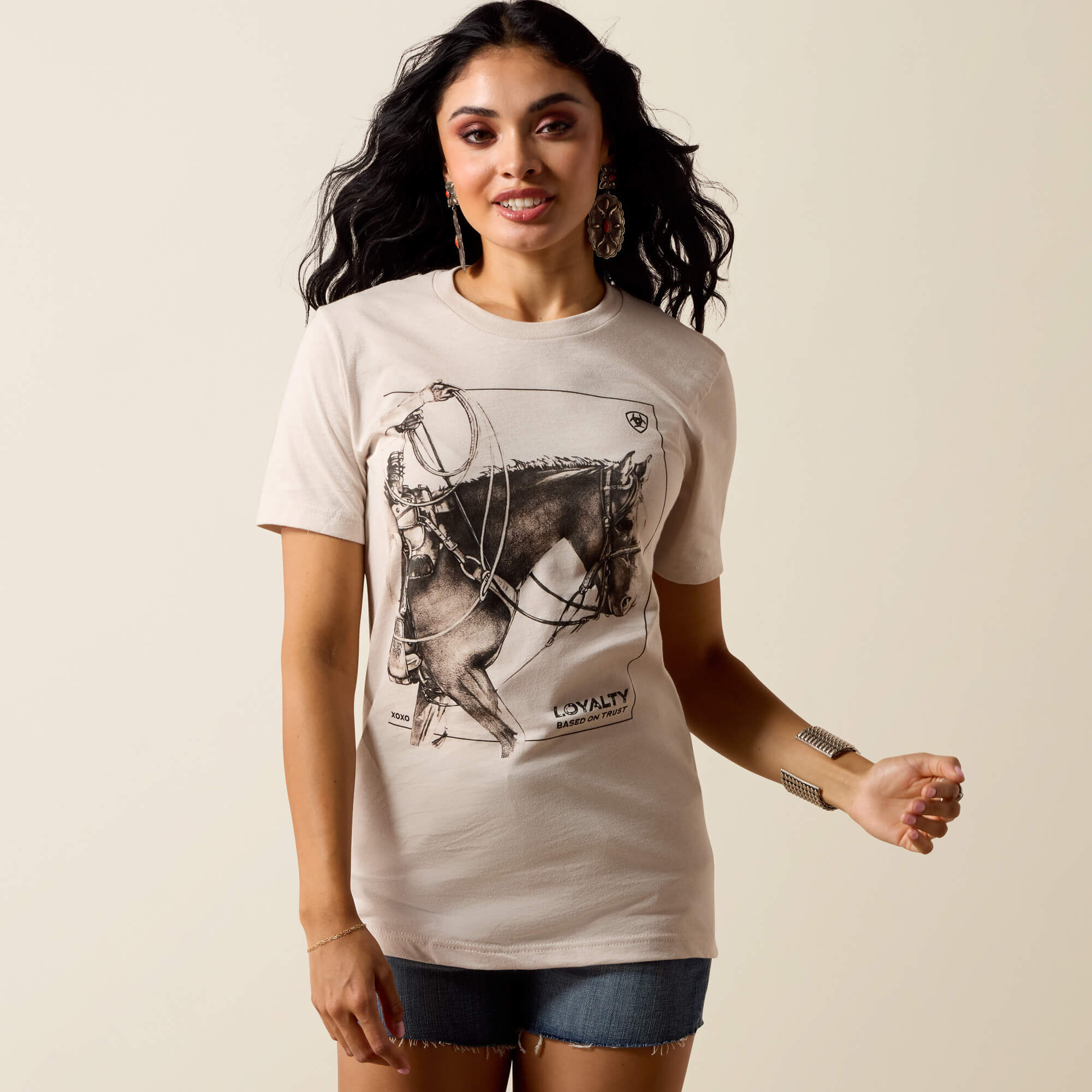 Ariat x XOXO Loyalty Based on Trust T-Shirt - thumbnail 5