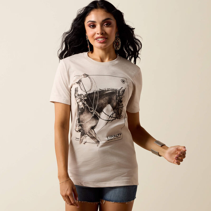 Ariat x XOXO Loyalty Based on Trust T-Shirt Front