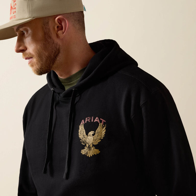 Ariat Rustic Eagle Hoodie 02