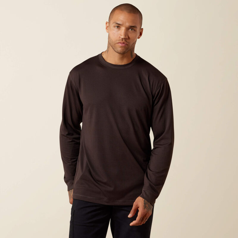Rebar Heat Fighter Logo Long Sleeve T-Shirt Back