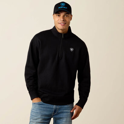 Holiday 1/4 Zip Sweatshirt Front