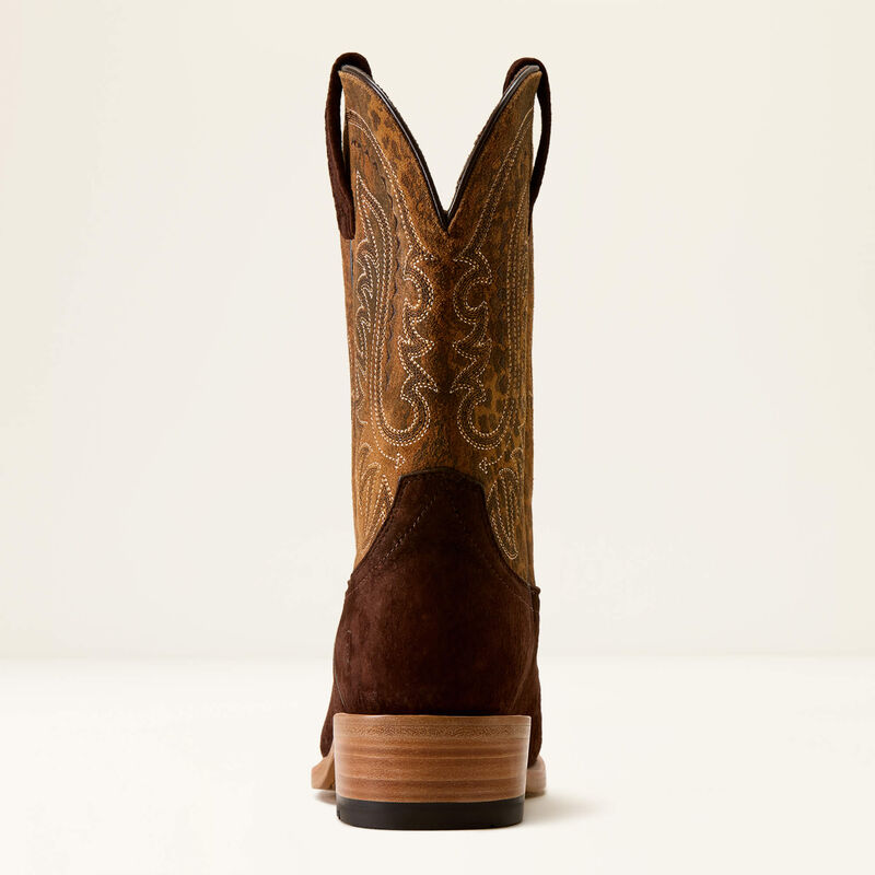 Futurity Smokehouse Narrow Cutter Toe Western Boot Heel