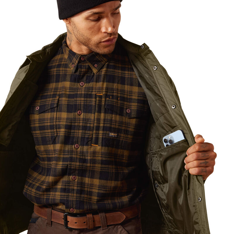 Rebar Cordura Ripstop Lightweight Insulated Shirt Jacket 02