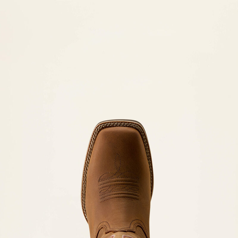 Round Up Waterproof Wide Square Toe Western Boot Toe