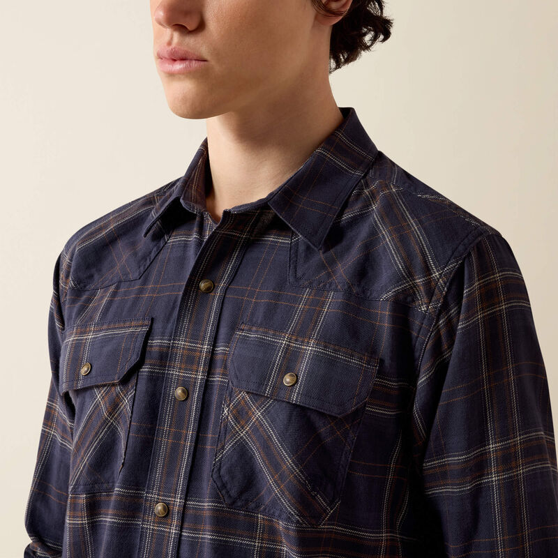 Retro Haas Fitted Snap Shirt 01