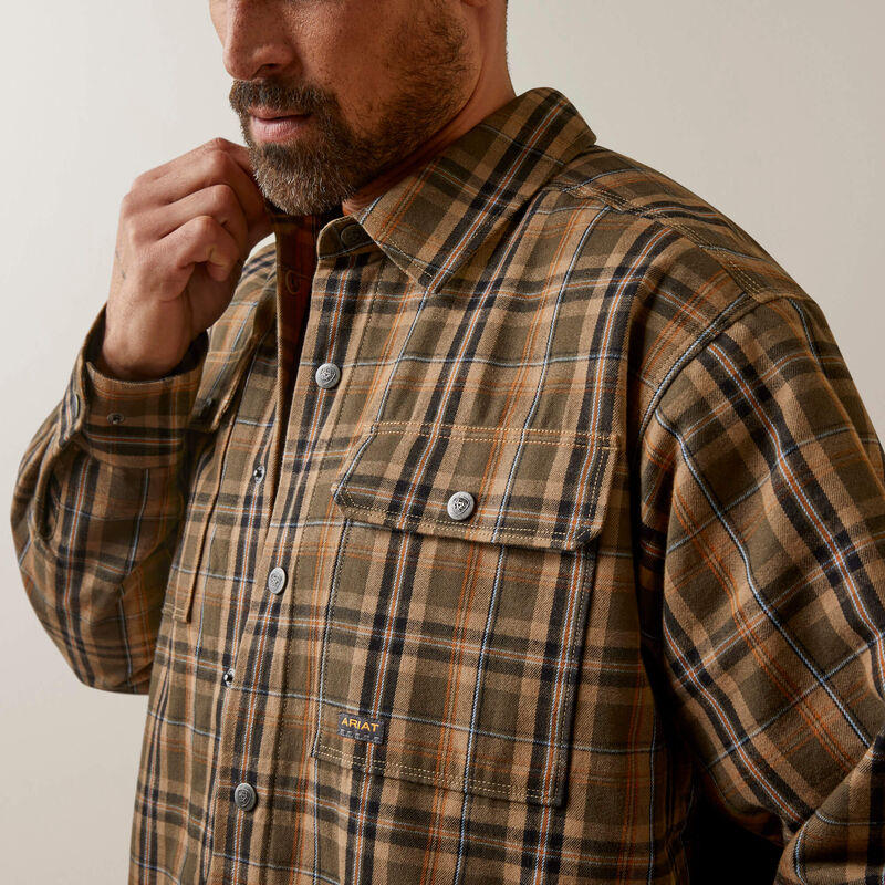 Rebar Flannel Insulated Shirt Jacket