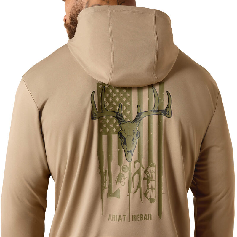 Rebar Sunblocker Outdoor Hooded Classic Fit Long Sleeve T-Shirt 01