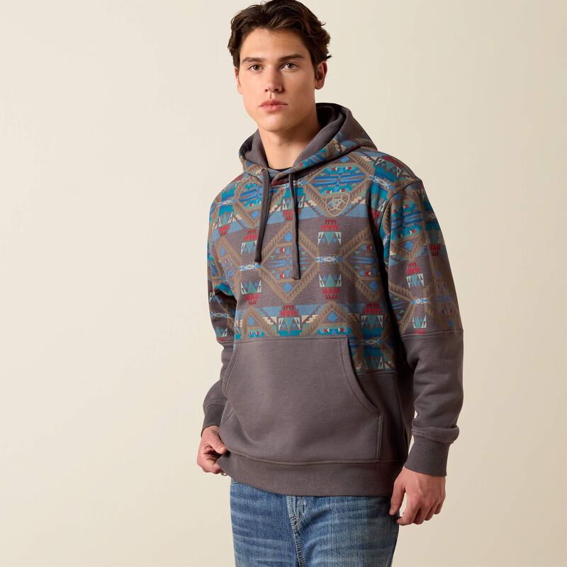 Color Block Hoodie Front