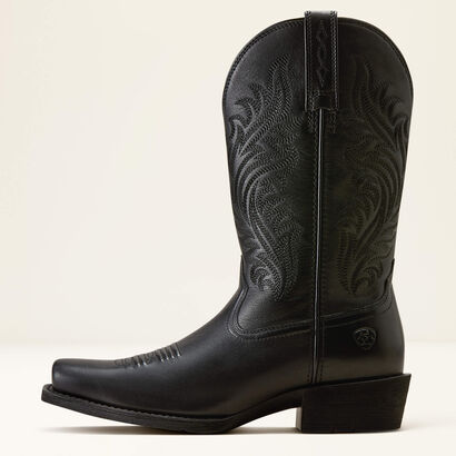 Round Up Narrow Cutter Toe Western Boot Side