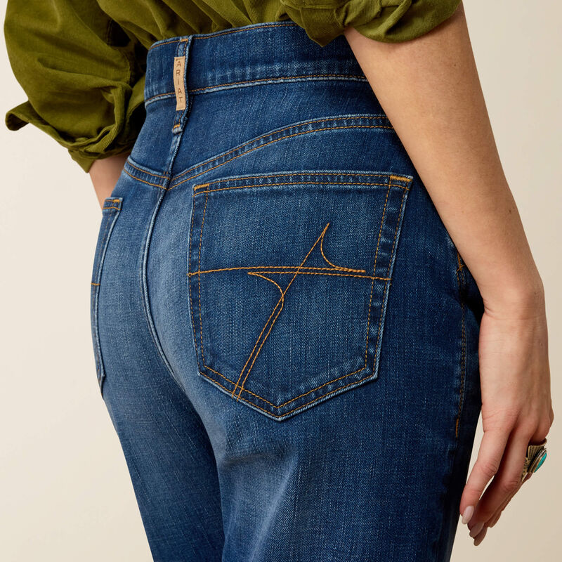 Perfect Rise Relaxed Petra Flipside Straight Leg Jeans Back