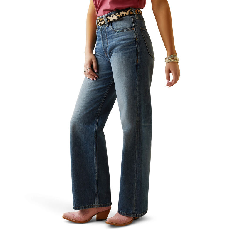 Ariat Women's Ultra High Rise Tomboy Wide Jeans
