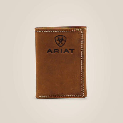 Trifold Wallet Stacked Logo