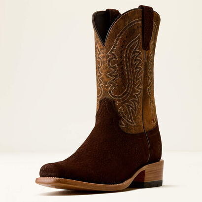 Futurity Smokehouse Narrow Cutter Toe Western Boot 3-4 Front