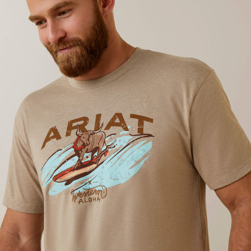Surf And Turf Western Aloha T-Shirt