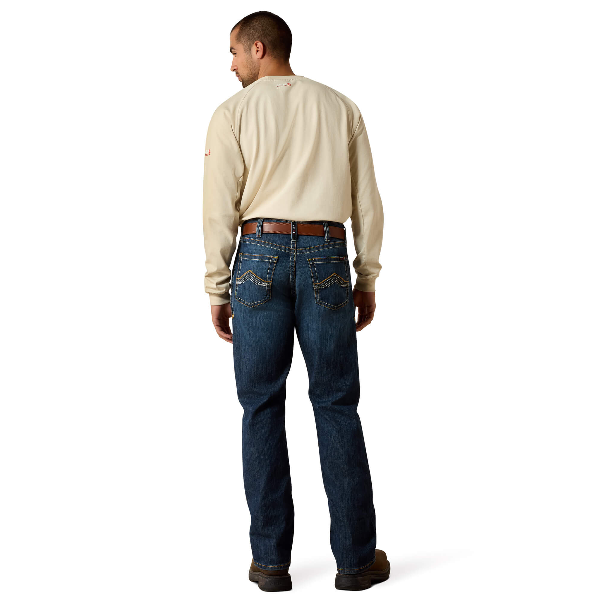Ariat Men's FR M4 Jett Duralight Low Stretch Boot Work Jeans