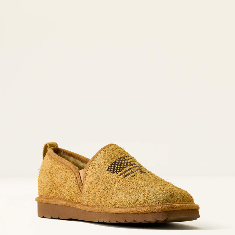 Rough Out Lasso Square Toe Slipper Medial
