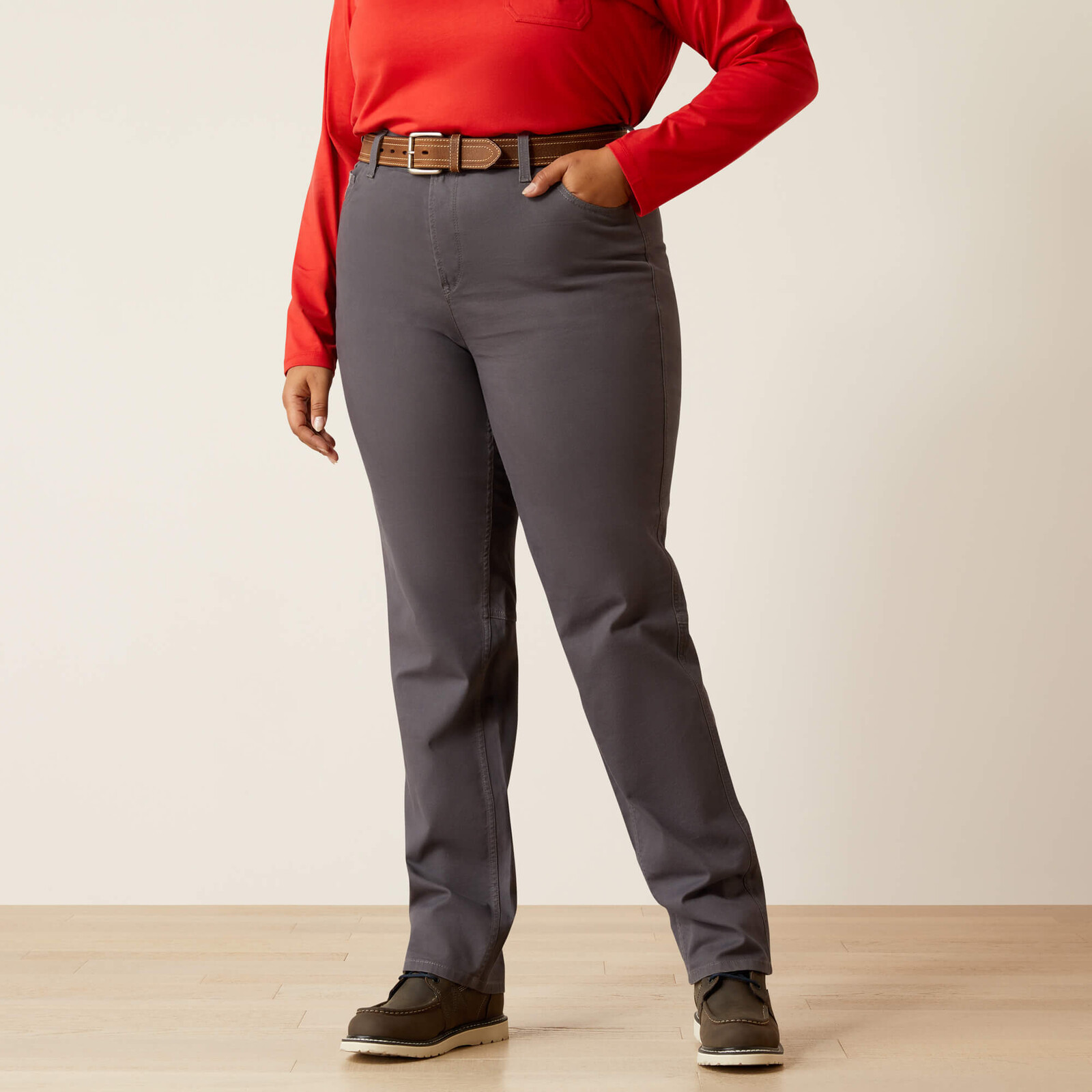 Rebar PR Made Tough Straight Pant — Rebar Grey by Ariat