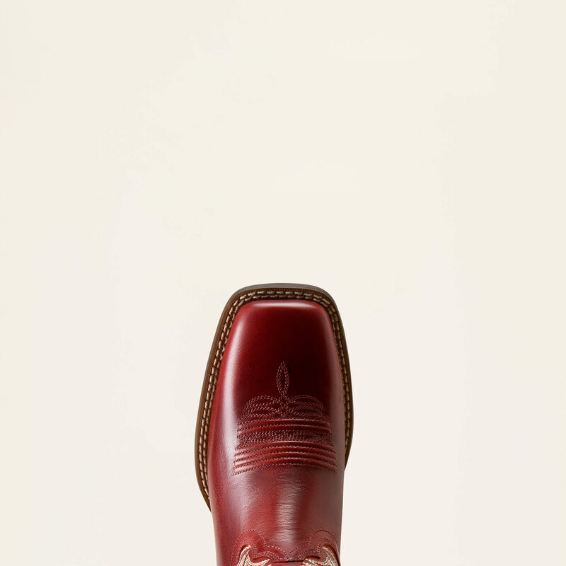 Round Up Filly Wide Square Toe Western Boot Toe
