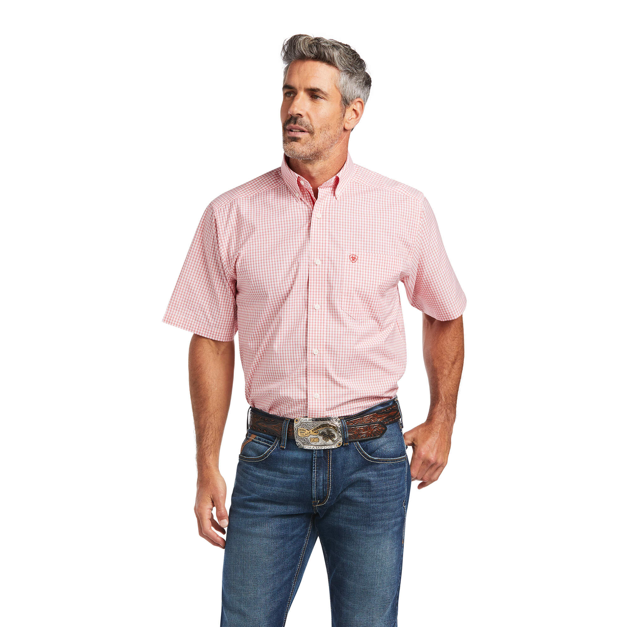 mens short sleeve ariat shirts