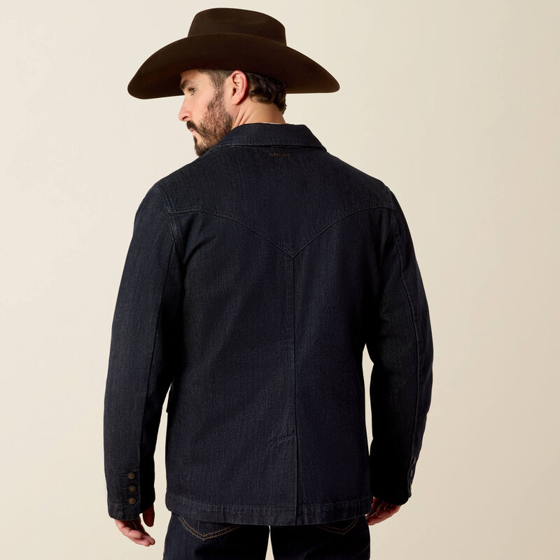 Denim Blazer Back