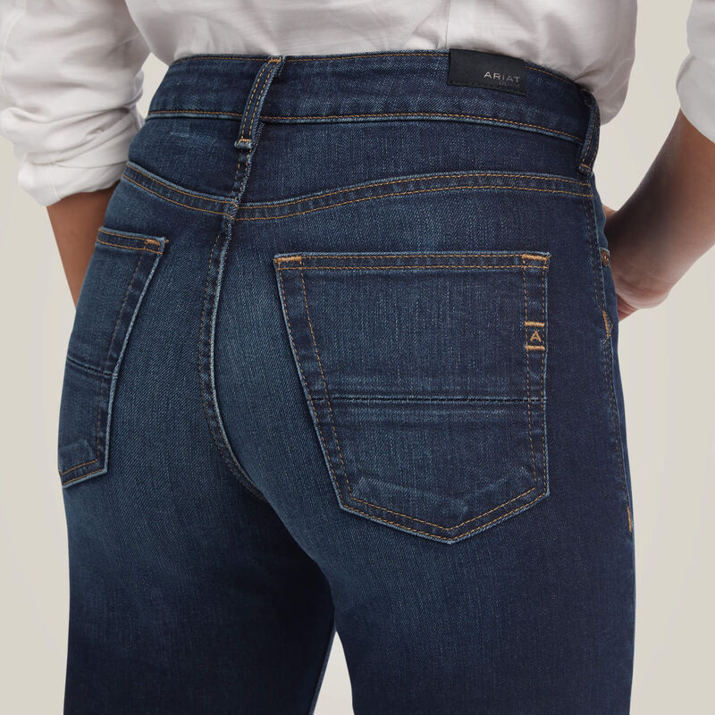 Premium High Rise Stretch Straight Jean