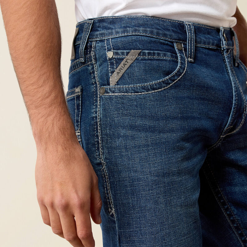 M2 Traditional Relaxed Ryler Boot Cut Jeans 01