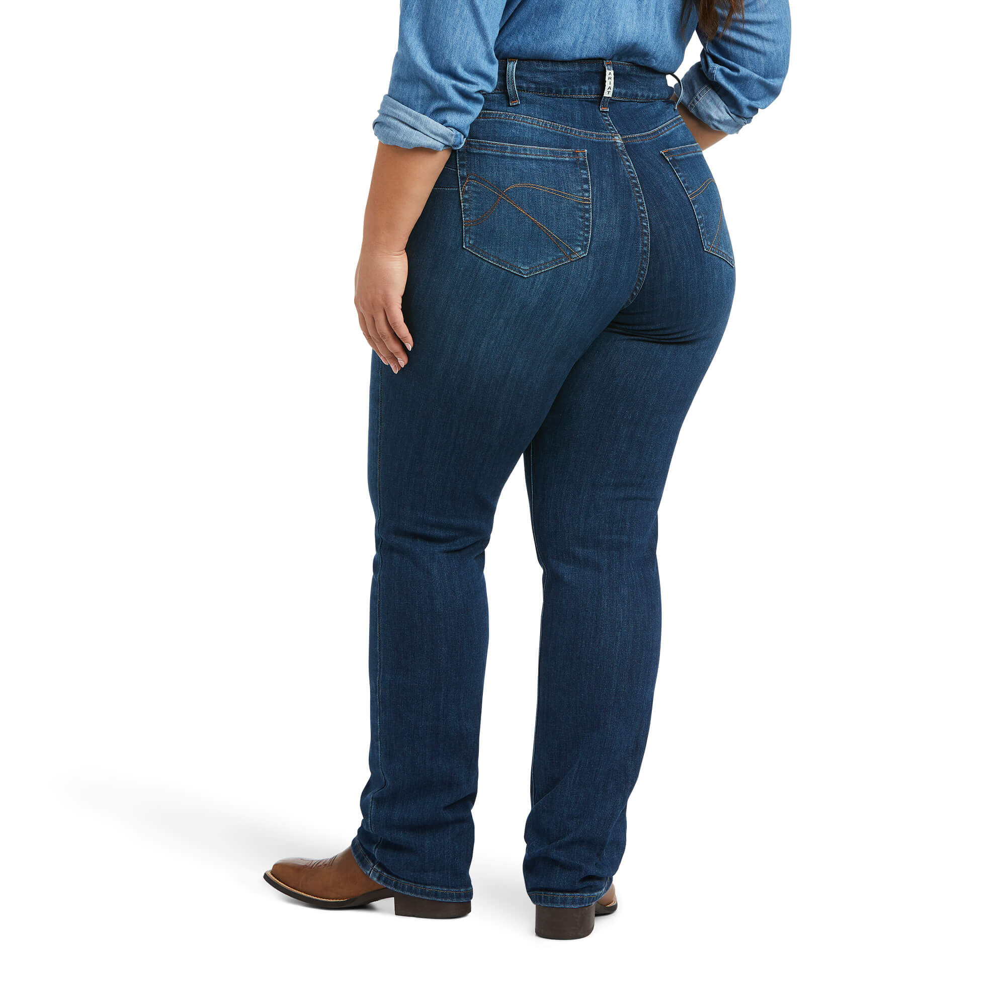 R.E.A.L. Mid Rise Candace Straight Jean 