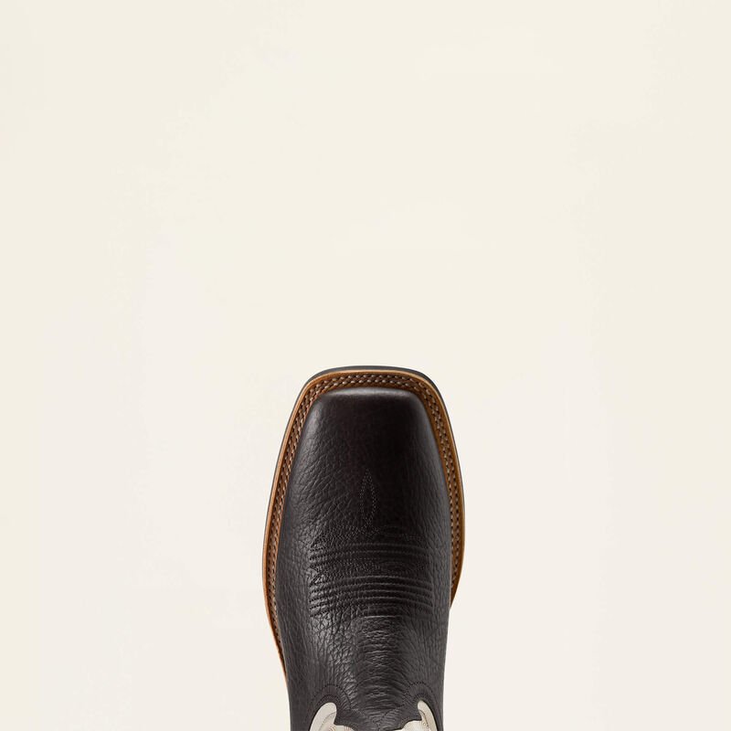Highland Toughstock Wide Square Toe Western Boot Toe