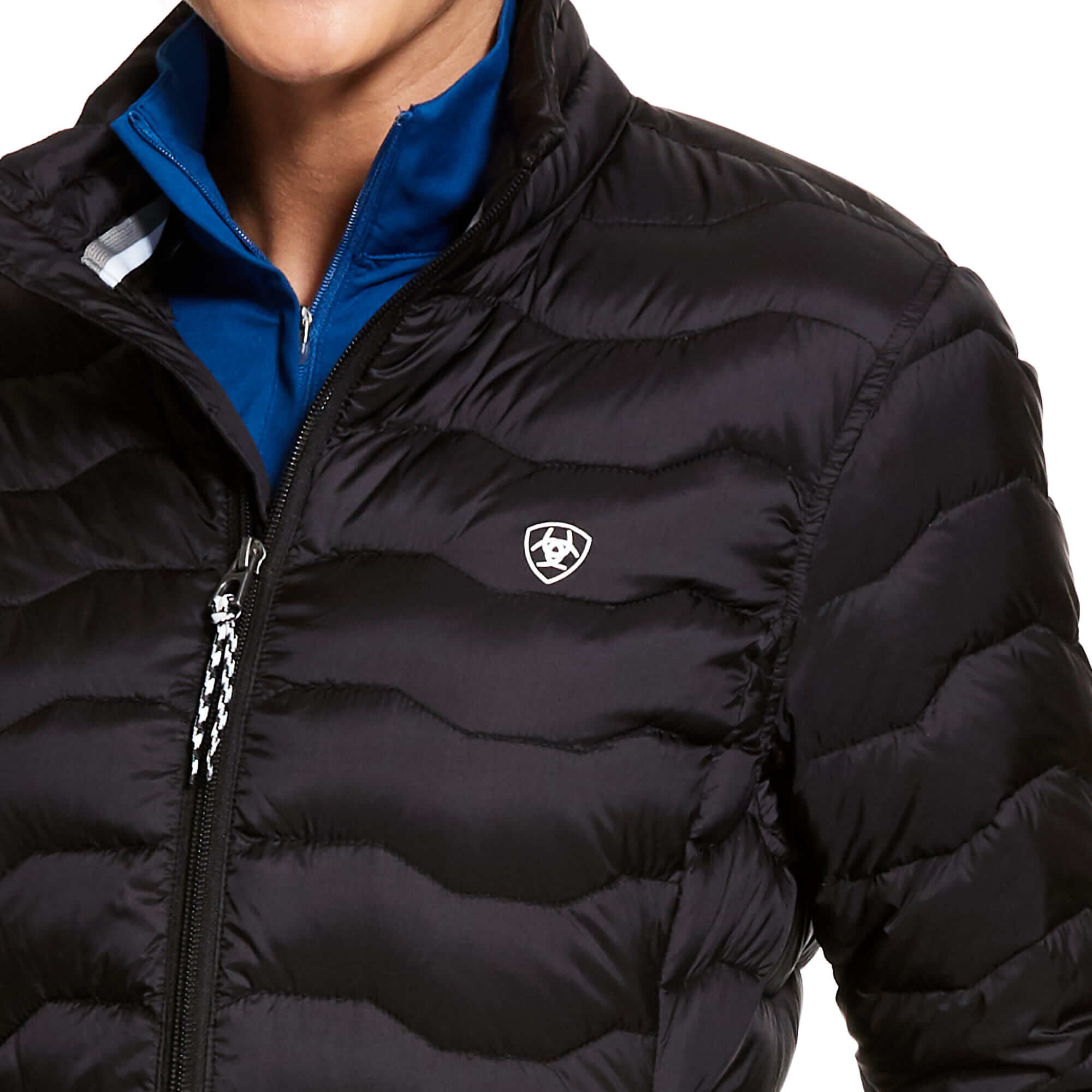 Navy Blue Ariat Ideal 3.0 Womens Down Jacket 