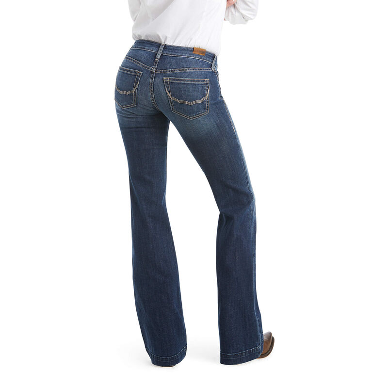 Trouser Mid Rise Evie Wide Leg Jean