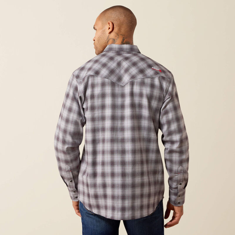 FR Rob Retro Fit Snap Work Shirt Back