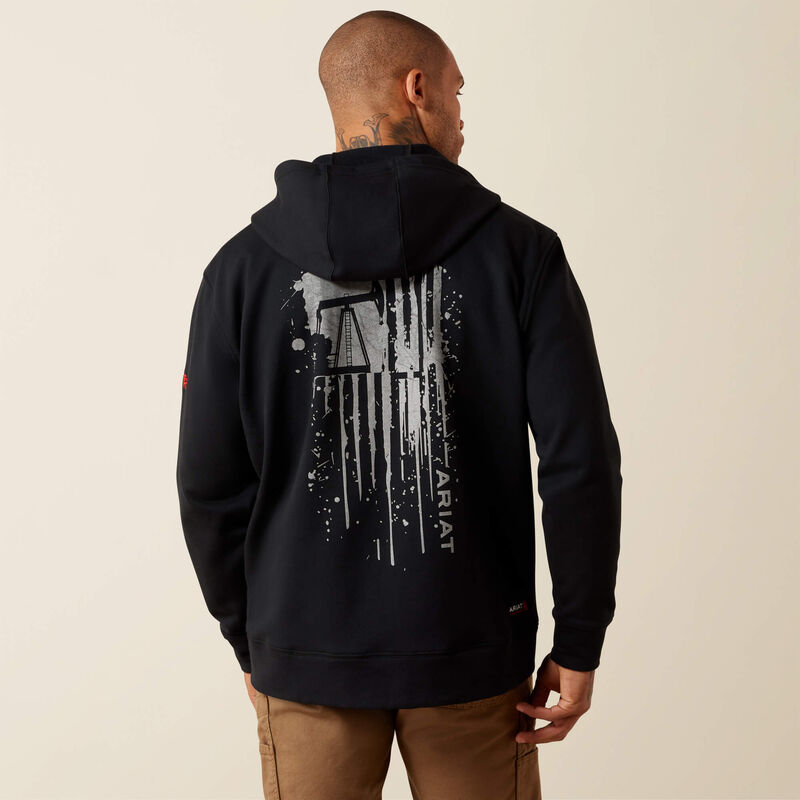 FR DuraStretch New Rig Life Full Zip Hoodie Front