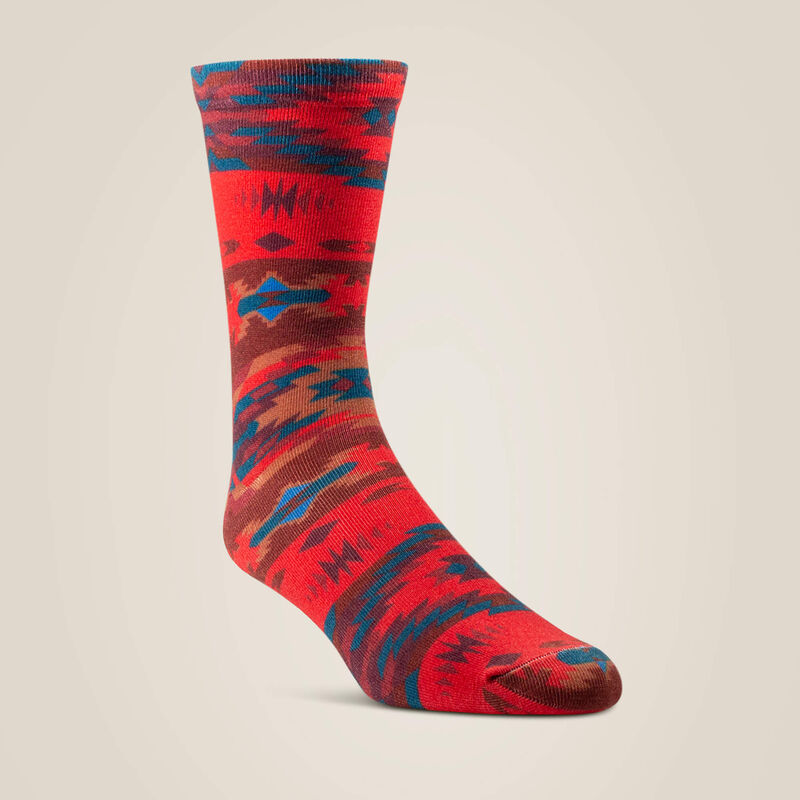 Adobe Canyon Crew Sock 2 Pair Multi Color Pack