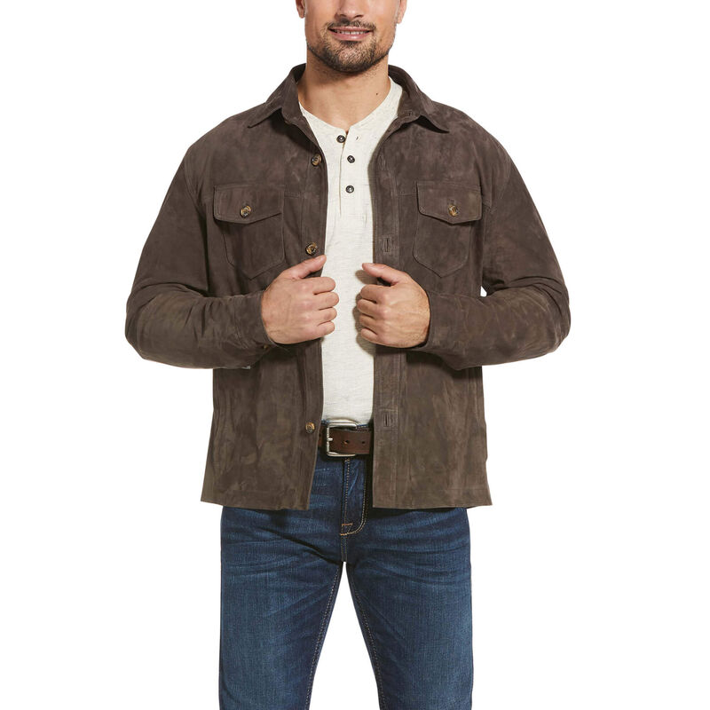 Leather Suede Shirt Jacket | Ariat