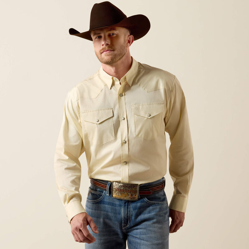 Lightweight Twill Classic Fit Shirt Front