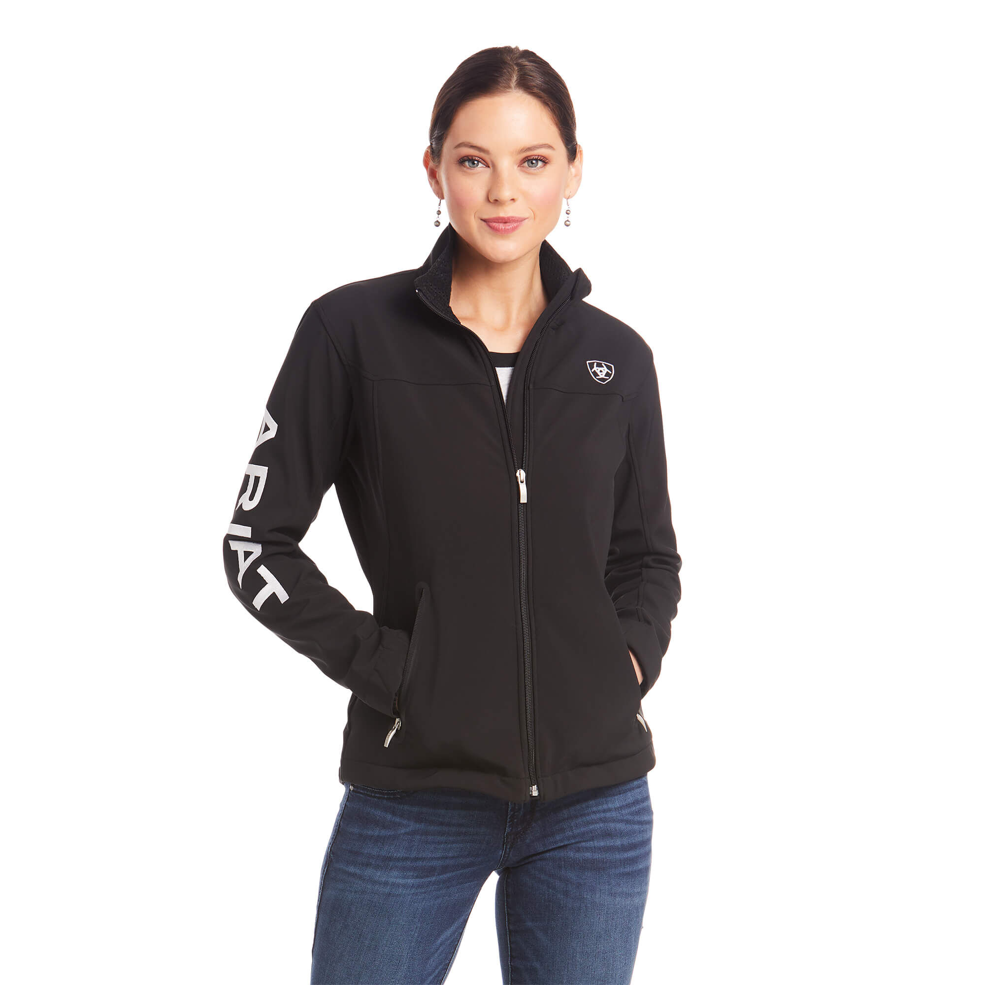 Ariat New Team Softshell Jacket Women’s Wind and Water Resistant Jacket 