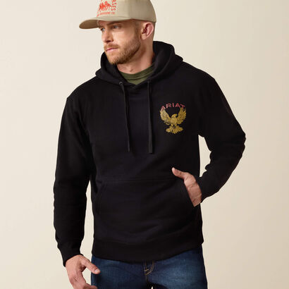 Ariat Rustic Eagle Hoodie Back