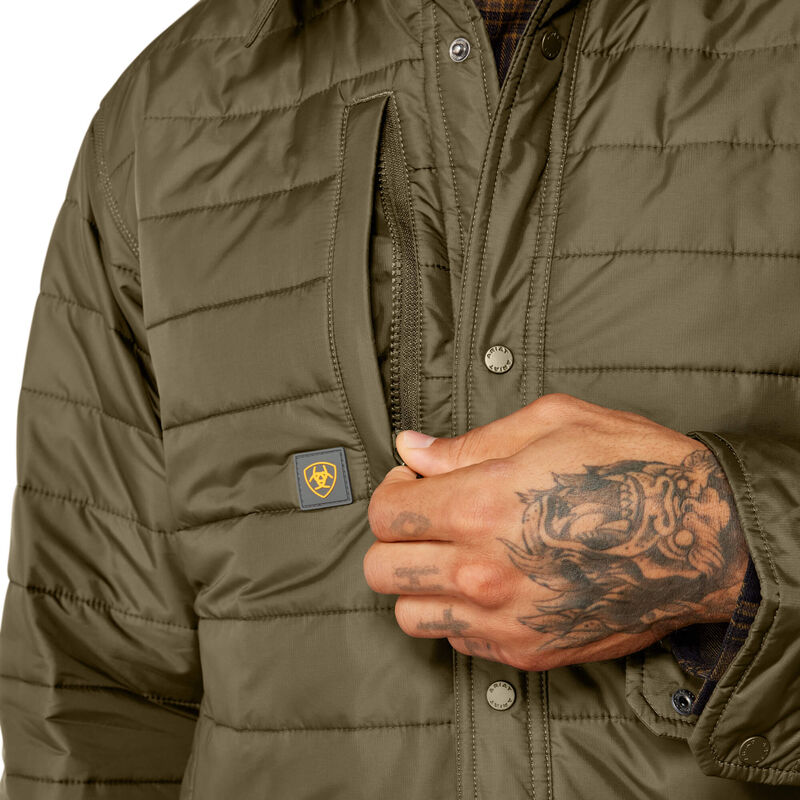 Rebar Cordura Ripstop Lightweight Insulated Shirt Jacket 01